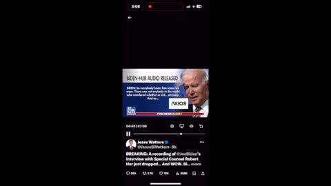 Biden Special Counsel Robert Hur Interview Exposes The Democrat President's Mental State