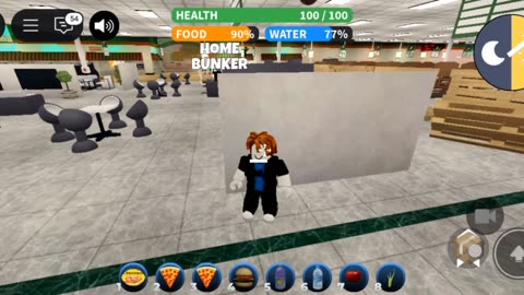 😱💀 Surviving the Scariest Bunker Night! #roblox #horror #survival