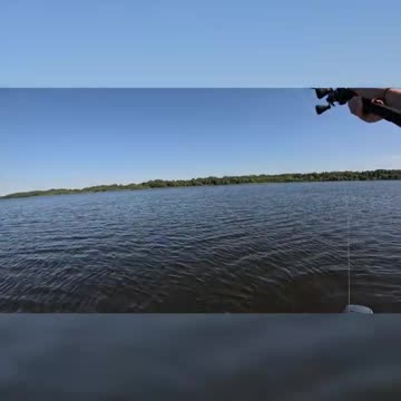 Caught a pike from the first cast