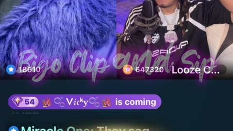 21 comes back in the camera lined w/Looze n exposes herself 2/7/26 #bigoclipandsip