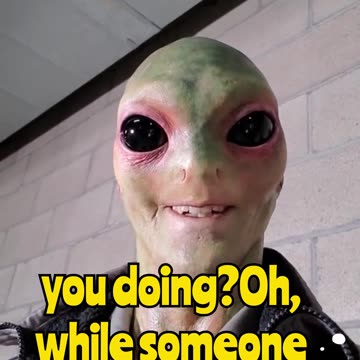“What Are You Doing Here?” 👽😂 The Alien Mask Clip That Went Viral in 2020