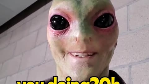 “What Are You Doing Here?” 👽😂 The Alien Mask Clip That Went Viral in 2020