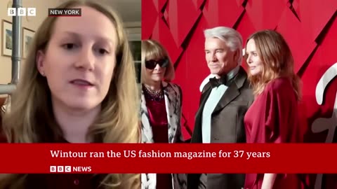 How Vogue's Anna Wintour spent nearly 40 years at the cutting edge of fashion | BBC News