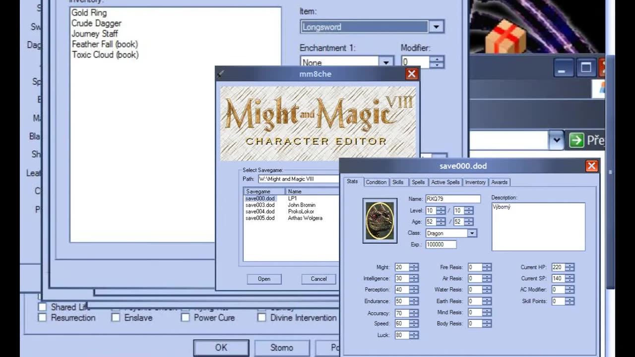 Might & Magic VIII - Custom Party Tutorial / Návod jak vytvořit vlastní družinu - 3/4 [EN/CZ]