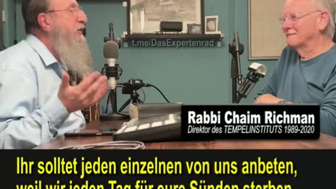 Jude sagt: Ihr Christen solltet uns Juden anbeten