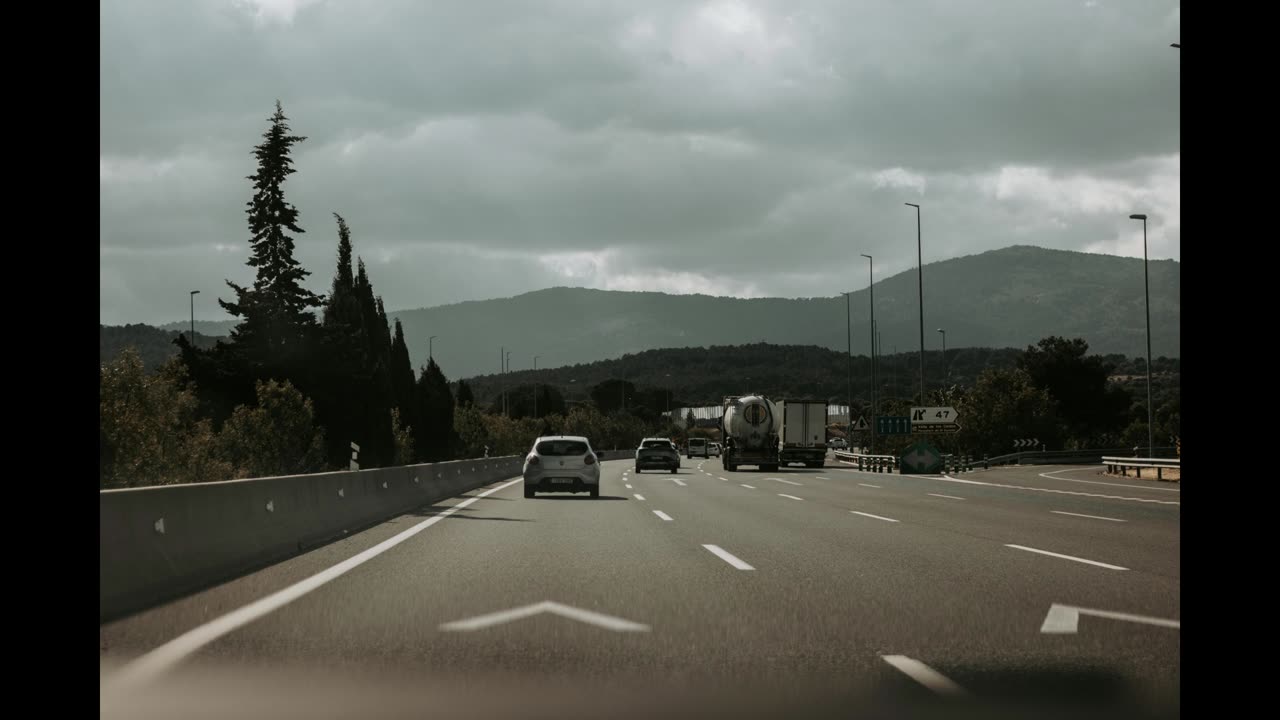 Just Driving. Relaxing sounds. Drift into your own happiness.