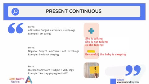 Present progressive(12)
