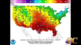 National Weather Forecast (February 13, 2026)