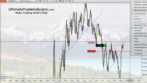 NAILED 2 LONGS ON THE ES FUTURES LIVE