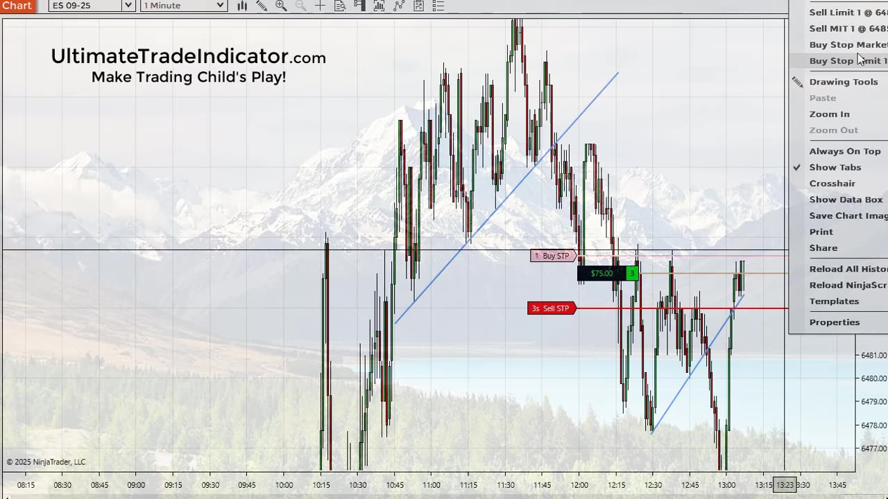 NAILED 2 LONGS ON THE ES FUTURES LIVE