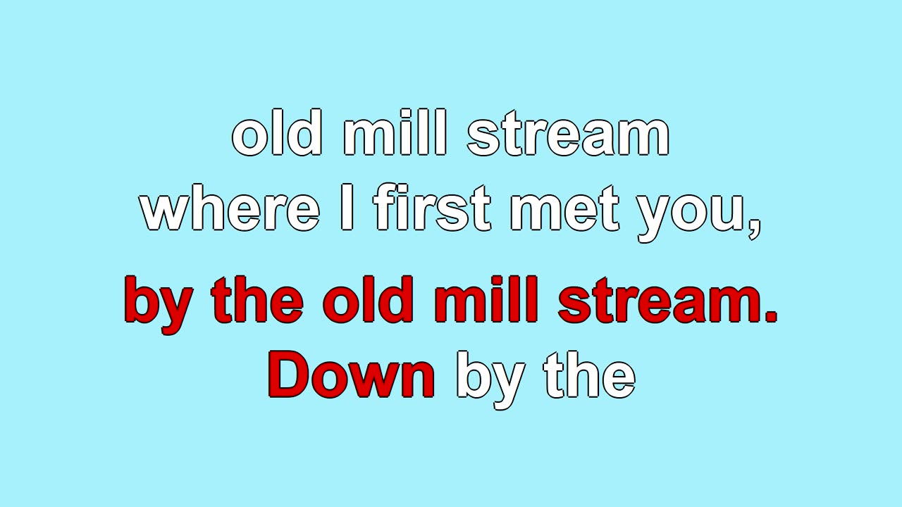 Down by the Old Mill Stream (1908)