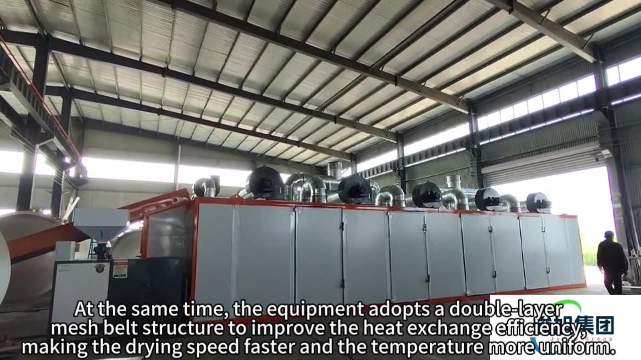 Mesh belt dryer
