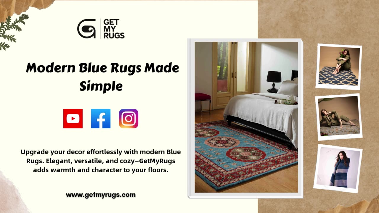 Refresh Your Home Decor with Blue Rugs from GetMyRugs