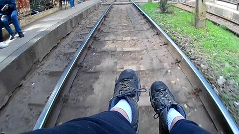 Even more footage of tram surfing in Alexandria Egypt