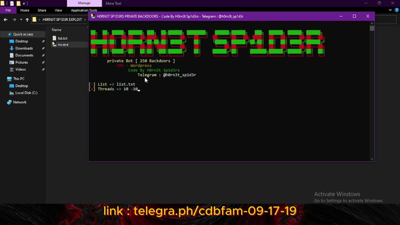 H0RN3T SP1D3R EXPLOIT