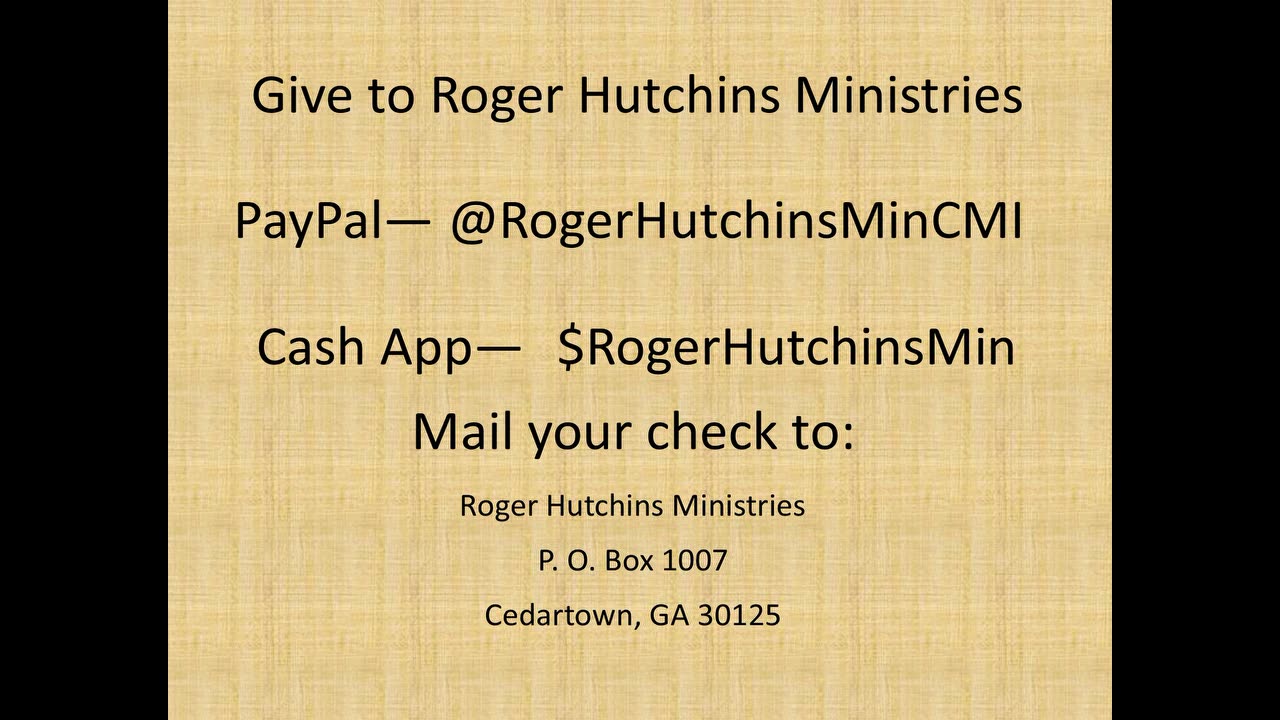 Roger Hutchins Ministries