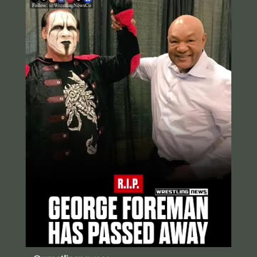 Rip to George foreman he died one month ago rip to him living legend himself 04/13/25🙏🕊🕯🪦🥊