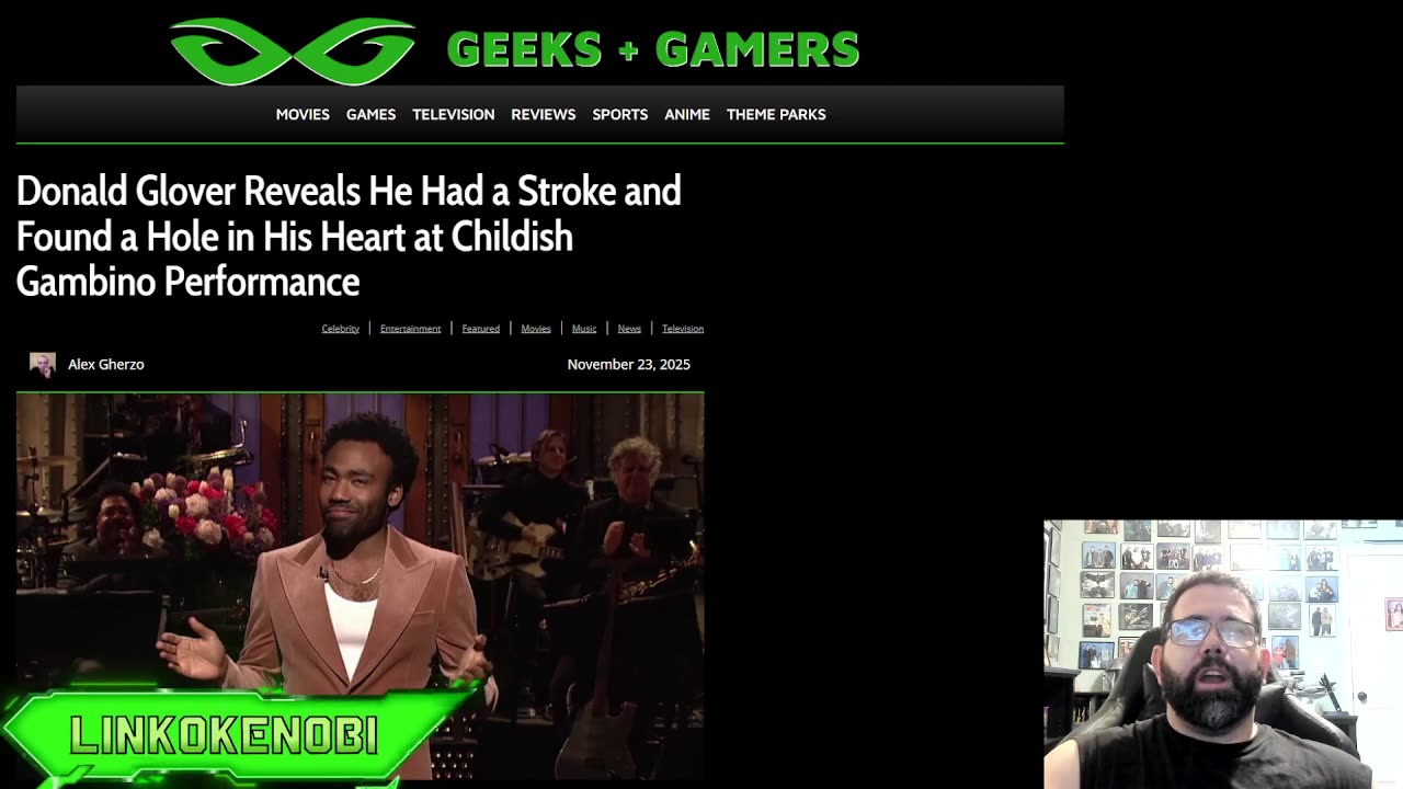 Donald Glover Discussed To Audiences That He Had A Stroke A YR Ago