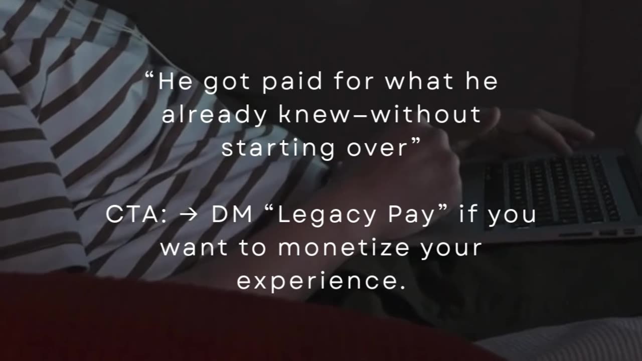 He Got Paid For What He Already Knew—Without Starting Over