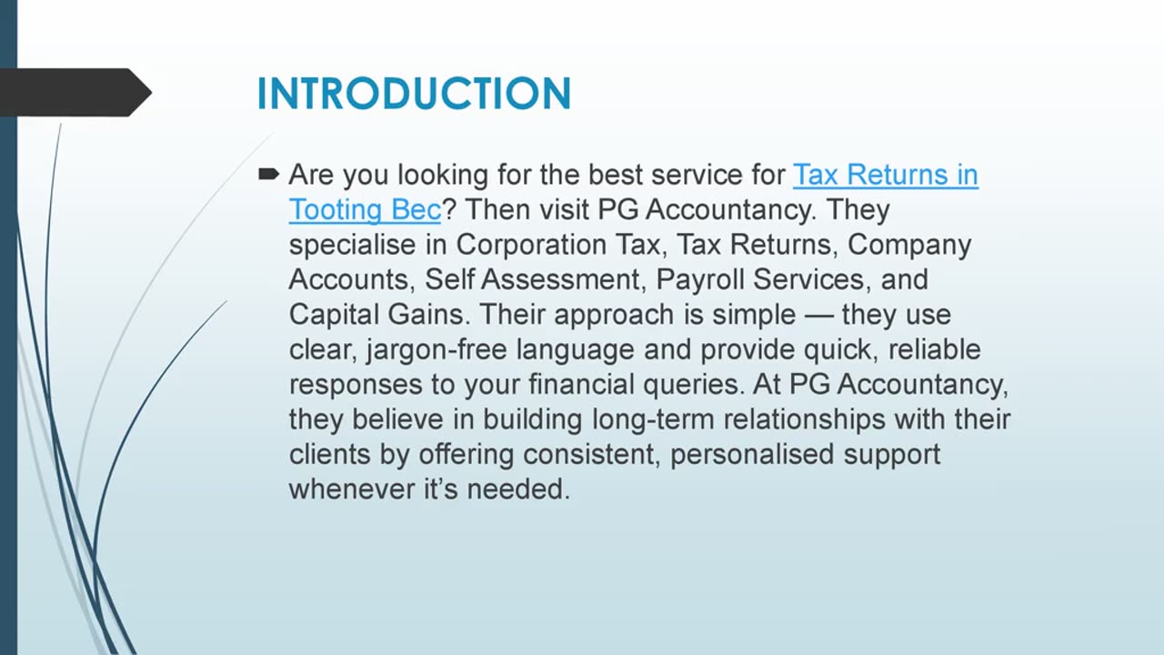 Best Tax Returns in Tooting Bec