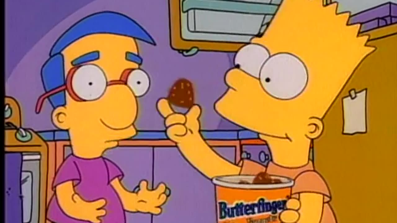 The Simpsons - 1992 - Commercial For Butterfinger BB's Version 3