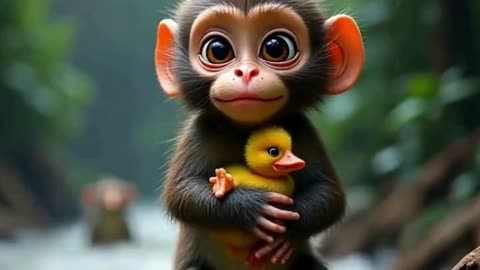 The Monkey's Daring River Rescue #monkey