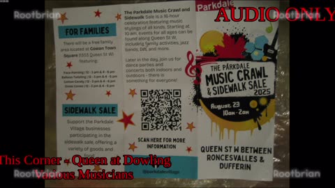 2025 Parkdale Music Crawl - Keys To The Studio and Various Musicians (This Corner, Queen/Dowling)