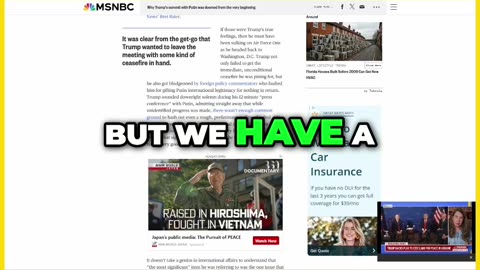 MSNBC's analysis of the Trump-Putin Alaska Summit couldn't be more clueless.