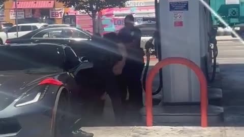 Why is he resisting? Soft cops