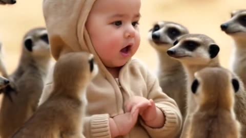 Cutest AI-Generated Baby & Animals You'll Ever See.