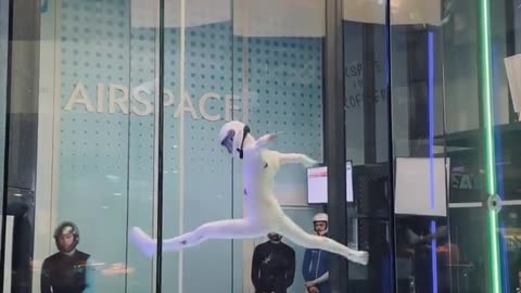 🤯🔄 Watch Him Pull Off INSANE Tricks In Vertical Wind Tunnel! | FeedMyCuriosity