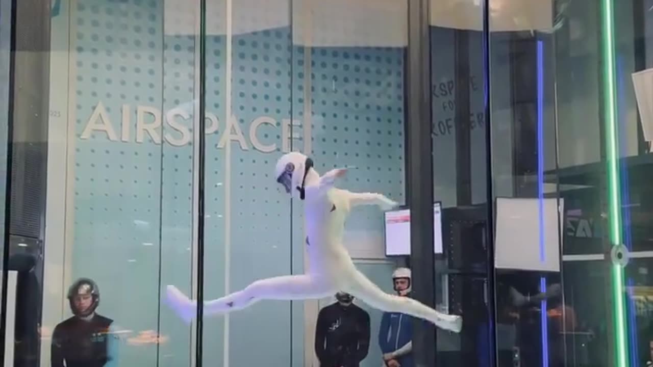 🤯🔄 Watch Him Pull Off INSANE Tricks In Vertical Wind Tunnel! | FeedMyCuriosity
