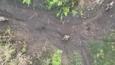 🚁💥 Ukraine Russia War | Drone Grenade Attack on Russian Motorbikers in Siversk | RCF
