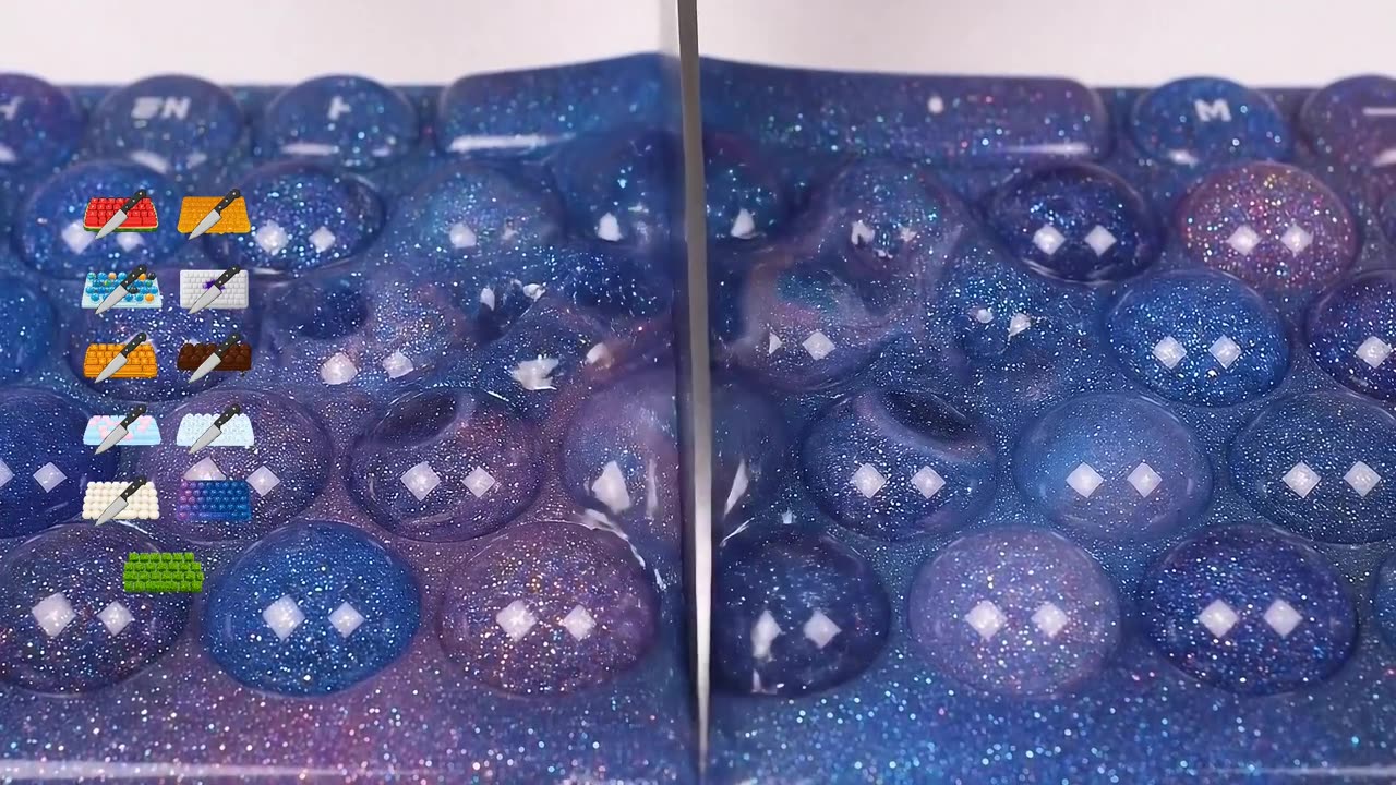 Typing and Cutting Unique Keyboards AI ASMR Video Oddly Satisfying