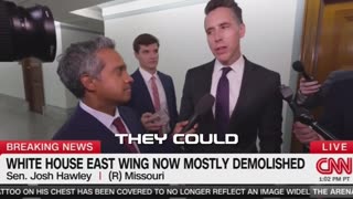 Senator Josh Hawley dismantled CNN reporter Manu Raju's narrative during a live interview
