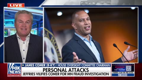🚨 TIN NÓNG: Comer PHẢN BÁC Hakeem Jeffries, vì Comer đang điều tra vụ gian lận của Tim Walz.