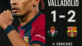 💔 DEBUT AMARGO, REMONTADA AZULGRANA EN VALLADOLID (1-2)💪🔵🔴