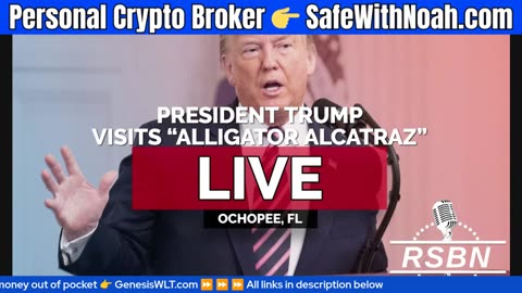 🟢 WATCH LIVE: President Trump at "Alligator Alcatraz"!