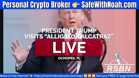 🟢 WATCH LIVE: President Trump at "Alligator Alcatraz"!