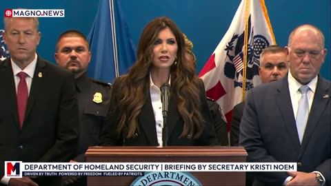 🇺🇸 DHS Secretary Kristi Noem Briefs Media After CBP Agent Shot in Sanctuary New York City [LIVE]