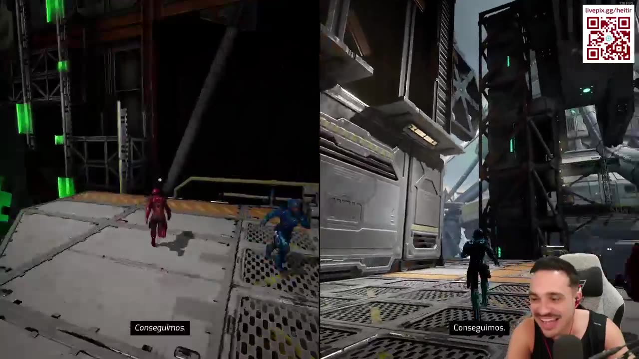 split fiction com o cara que mais morre no jogo
