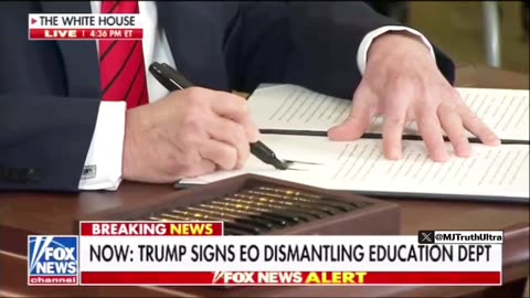 Trump Signs Executive Order to Officially Dismantle the Department of Education