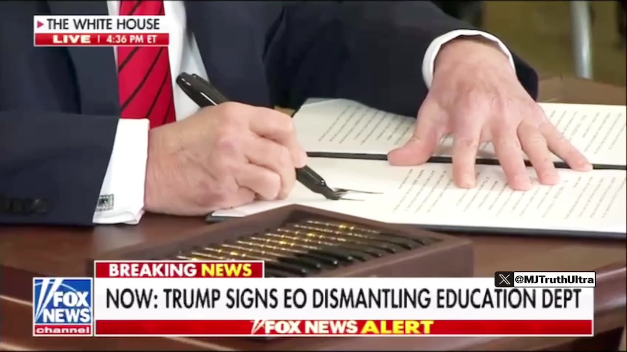 Trump Signs Executive Order to Officially Dismantle the Department of Education