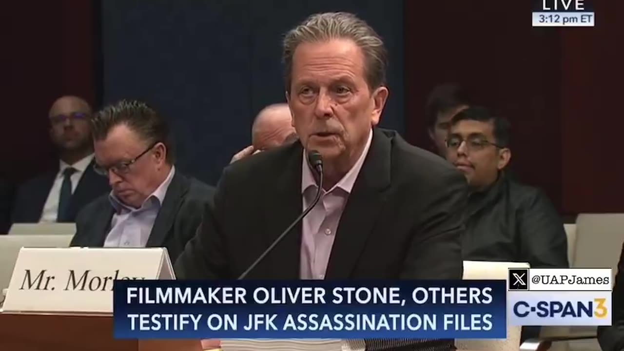 JFK Files Hearing: Jefferson Morley testifies that he is in contact with a CIA whistleblower