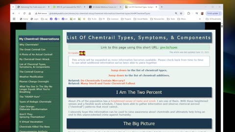 2025-1-1 New Chemtrail Types. RFK Betrayal? Trump Tariffs? America's Decline Intentional?