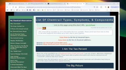 2025-1-1 New Chemtrail Types. RFK Betrayal? Trump Tariffs? America's Decline Intentional?