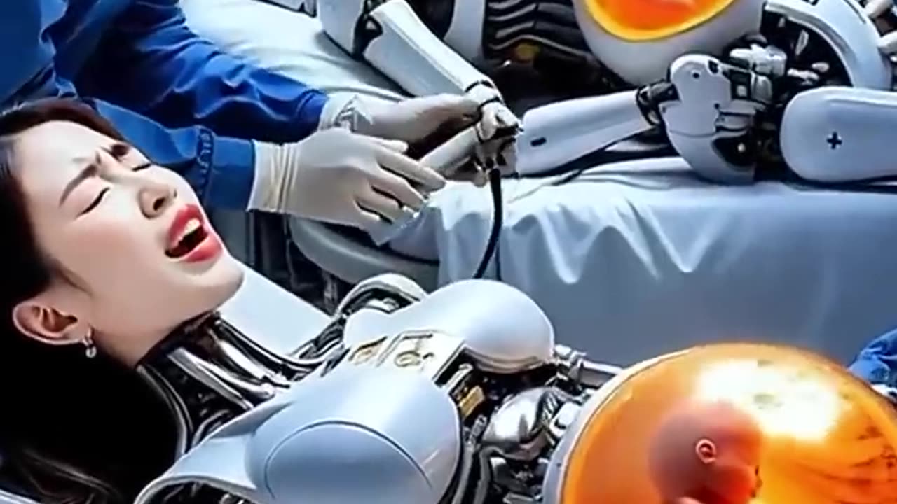Future of AI: Robots Giving Birth in Hospitals? 🏥👶 #robots #robot
