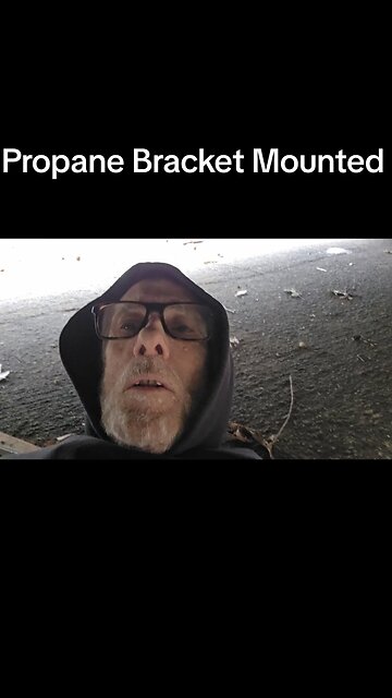 RV Propane Bracket Install