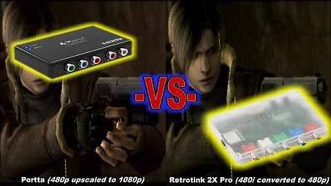 RetroTink 2X Pro VS Portta Component-to-HDMI Converter -No Commentary- (RE4 Wii Edition)
