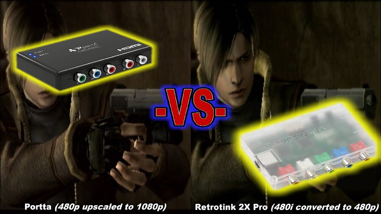 RetroTink 2X Pro VS Portta Component-to-HDMI Converter -No Commentary- (RE4 Wii Edition)